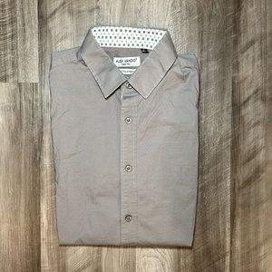 Alex Vando Cotton Stretch Long Sleeve Button Down Shirt - Small